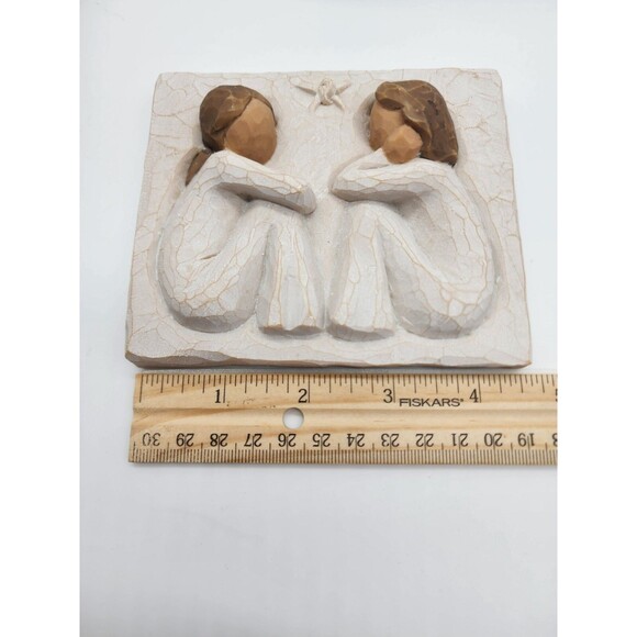 Willow Tree Forever True Forever Friends Friendship Plaque Wall Hanging Preowned - Picture 5 of 7